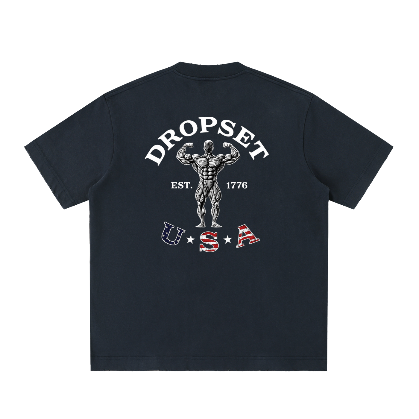 Heavyweight Vintage Washed Frayed T-Shirt